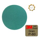 Disque abrasif hookit 3m 245 diamètre 150 grain 60 x 1 Disque abrasif hookit 3m 245 diamètre 150 grain 60 x 1
