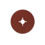 Disque abrasif sur fibres pour meuleuses angulaires, corindon 125 mm, 22 mm, 60