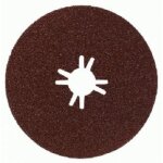 Disque abrasif sur fibres pour meuleuses angulaires, corindon 180 mm, 22 mm, 120