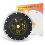 Disque diamant 230 a bton, disques a trononner diamants pour bton, pierre, brique, granit, 230x22, ...