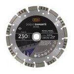 Disque diamant ventil 230 mm segment 10mm bton granit pierre matriaux durs scid