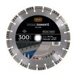 Disque diamant ventil 350 mm segment 10mm bton granit pierre matriaux durs scid