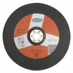 Disque � �barber m�taux 'premium' - moyeu d�port� - diam�tre 125 mm - acier / inox tyrolit