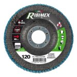 Disque � lamelles 115mm bomb� grain abrasif 60 zirconium