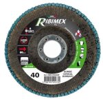 Disque � lamelles 125mm bomb� grain abrasif 80 zirconium