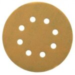 Disques � poncer - 8 perforations 125mm Ø, g40