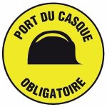 Disques rigides - port du casque obligatoire novap