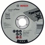 Disque à tronçonner bosch à moyeu plat standard inox rapido 125x1 mm - 2608603171 Disque à tronçonner bosch à moyeu plat standard inox rapido 125x1 mm - 2608603171