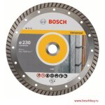 Disque � tron�onner bosch standard universal turbo 230mm