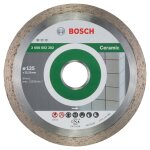 Disque  trononner diamant 125 mm bosch standard spcial cramique 125x22. 23 mm - 2608602202