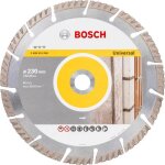 Disque  trononner diamant - bosch - universal turbo eco - 230 mm - alsage 22, 22 mm - mtal