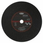 Disque � tron�onner gamme  premium  acier et inox pour scie - moyeu plat - d350mm - 4mm tyrolit