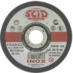 Disque  trononner l'inox - moyeu dport - Ø 125 x 22, 2 x 3 mm