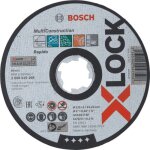 Disque à tronçonner - multiconstruction - moyeu plat - 125x1, 6 mm - xlock bosch Disque à tronçonner - multiconstruction - moyeu plat - 125x1, 6 mm - xlock bosch