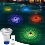 Distributeur de chlore de piscine réglable à énergie solaire avec lumières colorées distributeur de chlore ... Distributeur de chlore de piscine réglable à énergie solaire avec lumières colorées distributeur de chlore ...