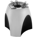 Distributeur de trombones han delta 1752 - 31 gris clair, noir