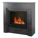 Divina fire df95600 chemin�e int�rieure chemin�e autonome bio�thanol noir