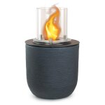 Divina fire raffaello int�rieur & ext�rieur chemin�e autonome bio�thanol gris