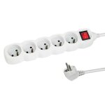 Domino - barrette esperanza - elk214w - multiprise multiprise 5 prises, 1, 5 m, blanc