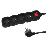 Domino - barrette esperanza multiprise elk213k multiprise 4 prises, longueur 3 m, noir