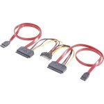 Double câble d'alimentation sata Double câble d'alimentation sata