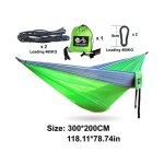 Double hamac d'extrieur , chaise suspendue de jardin en tissu parachute, facile a transporter,  pour ...