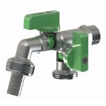 Double jardin de sortie duo hors dossard extérieure robinet vanne 1 / 2 x 3 / 4 de bsp x 3 / 4 Double jardin de sortie duo hors dossard extérieure robinet vanne 1 / 2 x 3 / 4 de bsp x 3 / 4