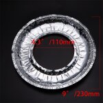 Doublures de br�leur de po�le a gaz, feuille d'aluminium, couverture de br�leur de po�le rond jetable, ...