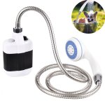 Douche portable pour le camping et l'ext�rieur, douche �lectrique � main