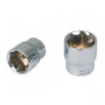 Douille 1 / 2  - 6 pans - 36 mm - chromeplus - sur support