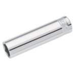 Douille 3 / 8  longue - � 6 pans - 19 mm - chrome vanadium sam outillage