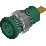 Douille banane de s�curit� de la broche: 4 mm sks hirschmann seb 2610 f4, 8 972355104 vert 1 pc(s)