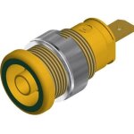 Douille banane de s�curit� de la broche: 4 mm sks hirschmann seb 2610 f4, 8 972355188 vert, jaune 1 pc(s) ...