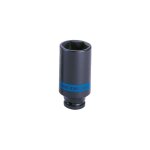 Douille  choc longue 6 pans mtrique 1 / 2  - 41 mm