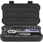Douille en cr - v 1 / 4 - inch et 3 / 8 - inch et coffret de cle a cliquet de degagement rapide (39 - ...