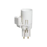 Douille e27 - 4a + fiche dcl 6a dtachable - blanc legrand