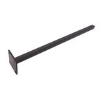 Douille pour poteaux sarthe - alu, ancrage a visser ancrage au sol, fixation au bton fer rond galvanis ...