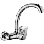 Dp bath peonia - robinet mitigeur mural de cuisine, bec haut