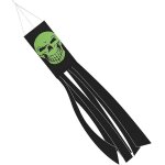 Drapeau  air en forme de crne d'halloween, 40 pouces, dcoration d'extrieur  suspendre, motif squelette ...