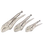 Draper tools jeu de 3 pinces autobloquantes � m�choires incurv�es 14040