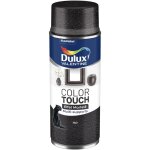 Dulux valentine - peinture a�rosol color touch - effet martel� noir 400 ml