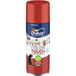 Dulux valentine - peinture a�rosol color touch - satin rouge feu 400 ml