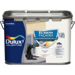 Dulux valentine - peinture fa�ade ecran + chantier facile - direct s�ns sous - couche - mat blanc 2, ...
