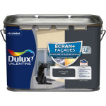 Dulux valentine - peinture fa�ade ecran + chantier facile - direct s�ns sous - couche - mat gris anthracite ...