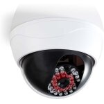 Dumcd20wt camra de surveillance factice dome blanc