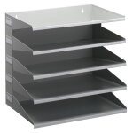 Durable 3360 - 10 bo�te � archives polyester, acier gris