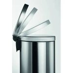 Durable 340023 poubelle � p�dale inox argent m�tallis� 5 l
