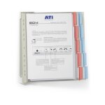 Durable 569100 porte - document polyvinyl chloride (pvc) couleurs assorties