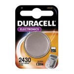 Duracell lot de 10 piles bouton lithium  electronics  cr 2430 3 volt blister de 1