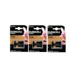 Duracell lot de 3 blisters de 1 pile photo lithium ultra dl 245 a 2cr5 6v